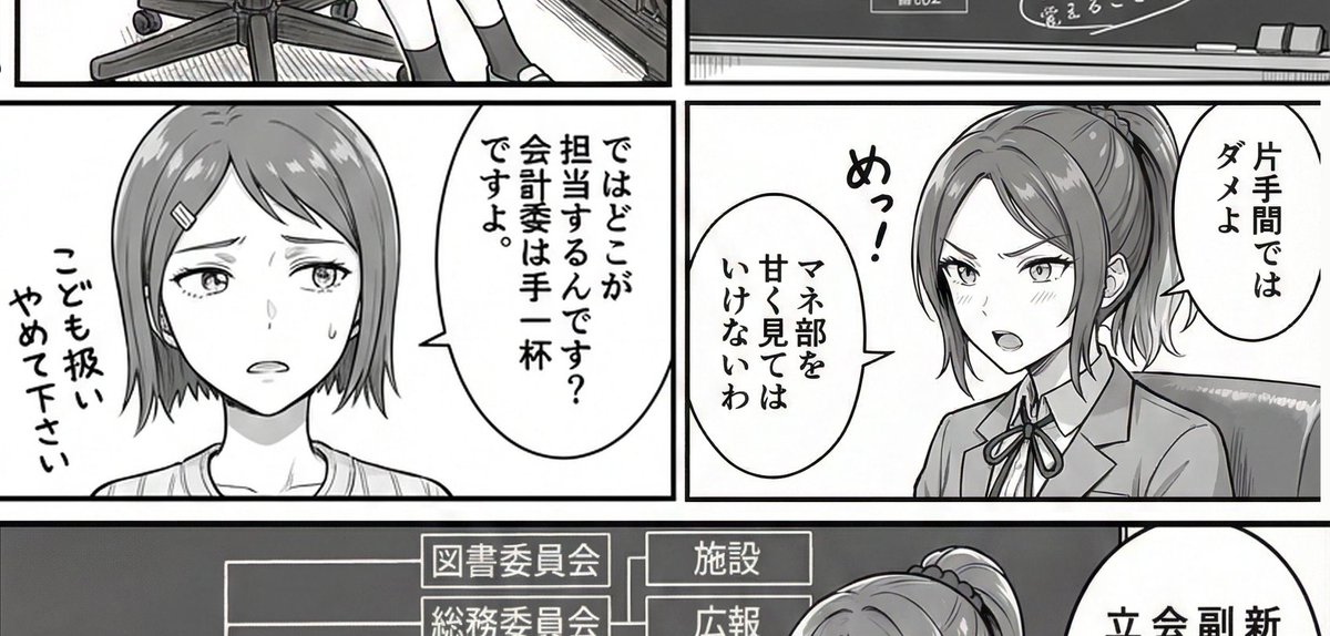 Comic / Storyboard - AI Art Experiment: Speech Bubbles and Hand-Drawn Text — output 1