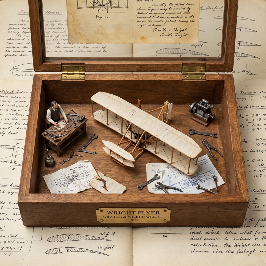 Infographic / Edu Visual - Invention Prototype Display Box Prompt — output 1