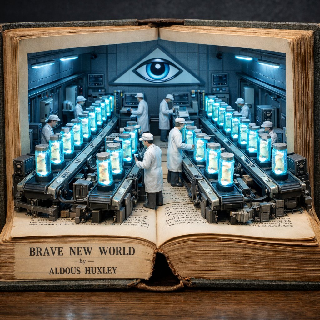 Surreal Diorama from 'Brave New World' — output 1
