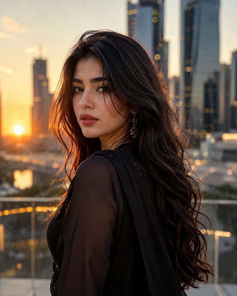 Profile / Avatar - Golden Hour Cinematic Fashion Portrait — output 1