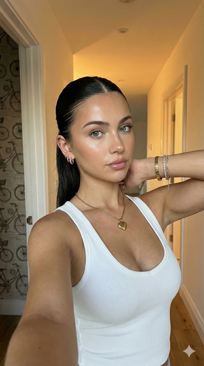 Profile / Avatar - Photorealistic Influencer Selfie Prompt — output 1