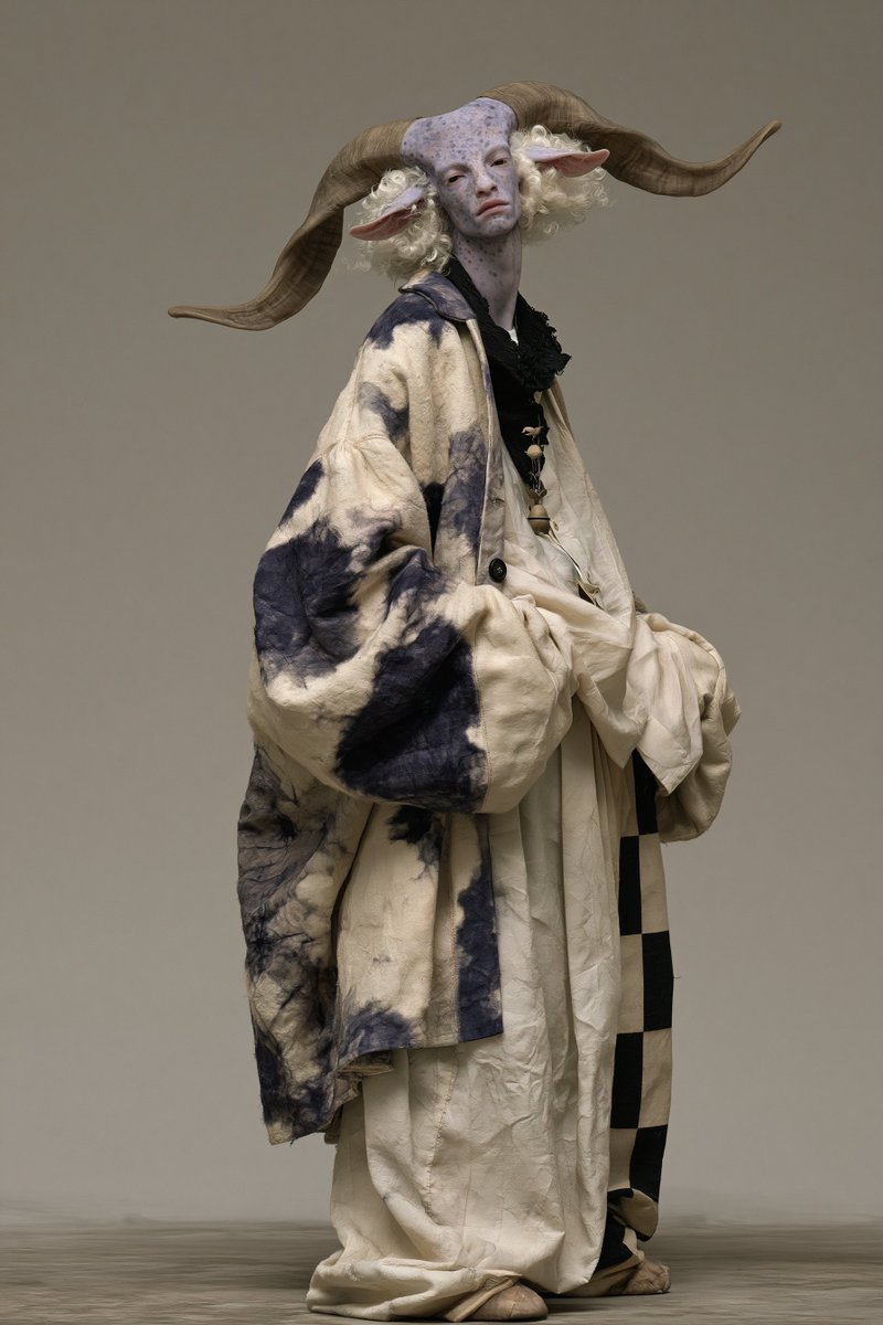 Social Media Post - Fantasy Ram Faun Couture Portrait — output 1