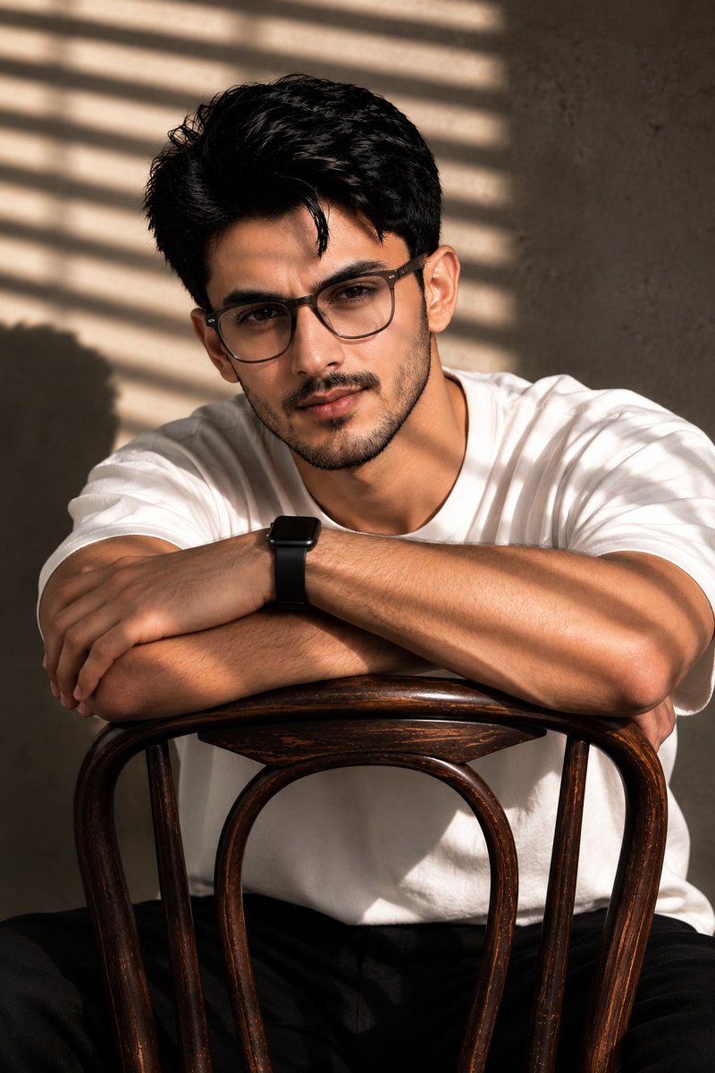 Profile / Avatar - Moody High-Contrast Cinematic Portrait — output 1