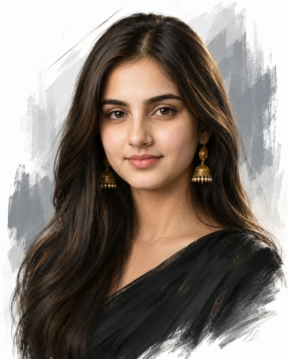 Profile / Avatar - South Asian Woman Portrait — output 1