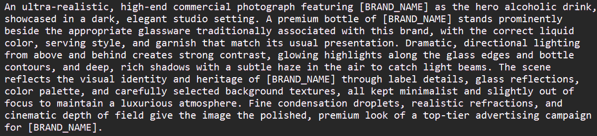 8K Brand Visualization Prompt Template — output 1