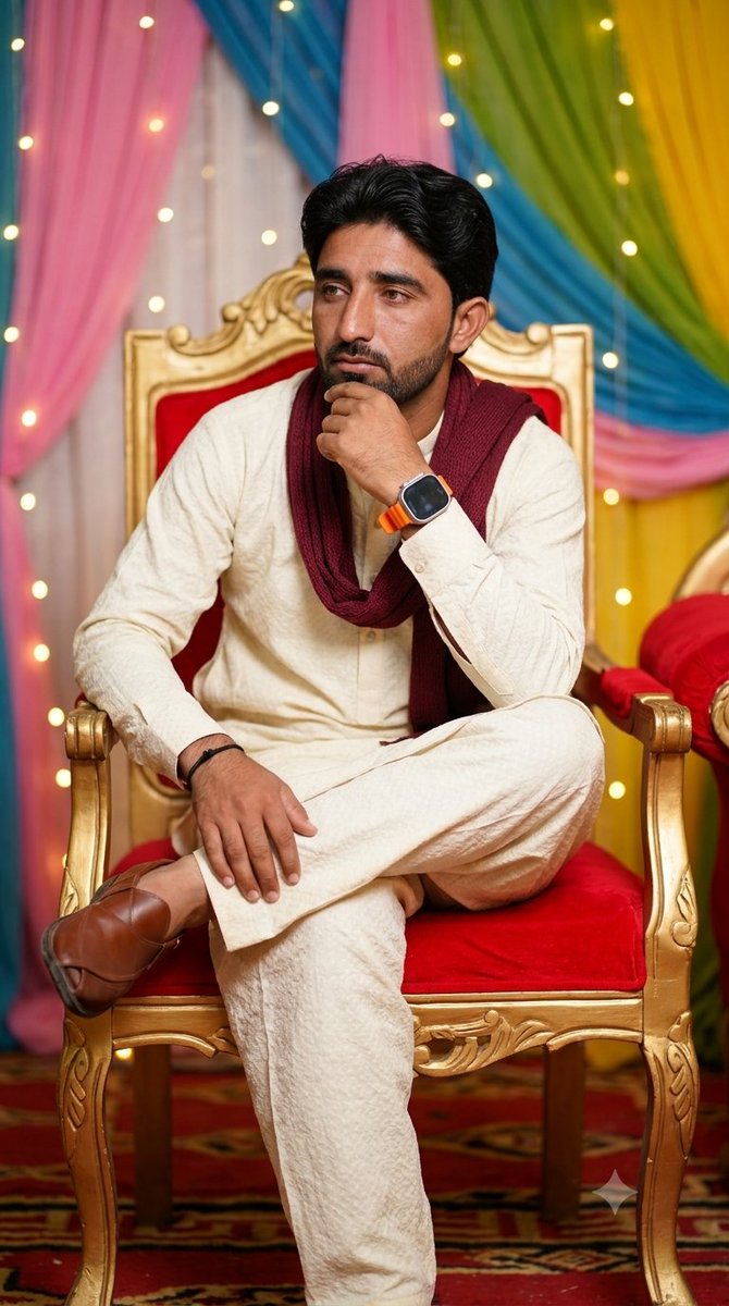 Profile / Avatar - Pensive South Asian Man Portrait — output 1
