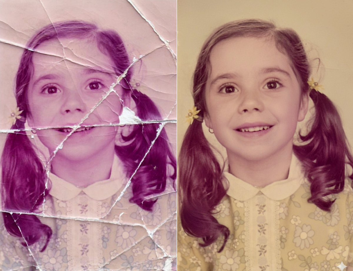 AI Restoration of Heavily Damaged Vintage Photo — output 1