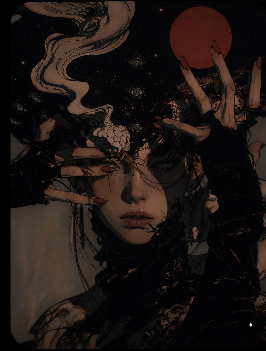 Comic / Storyboard - Surreal Gothic Horror Portrait — output 1