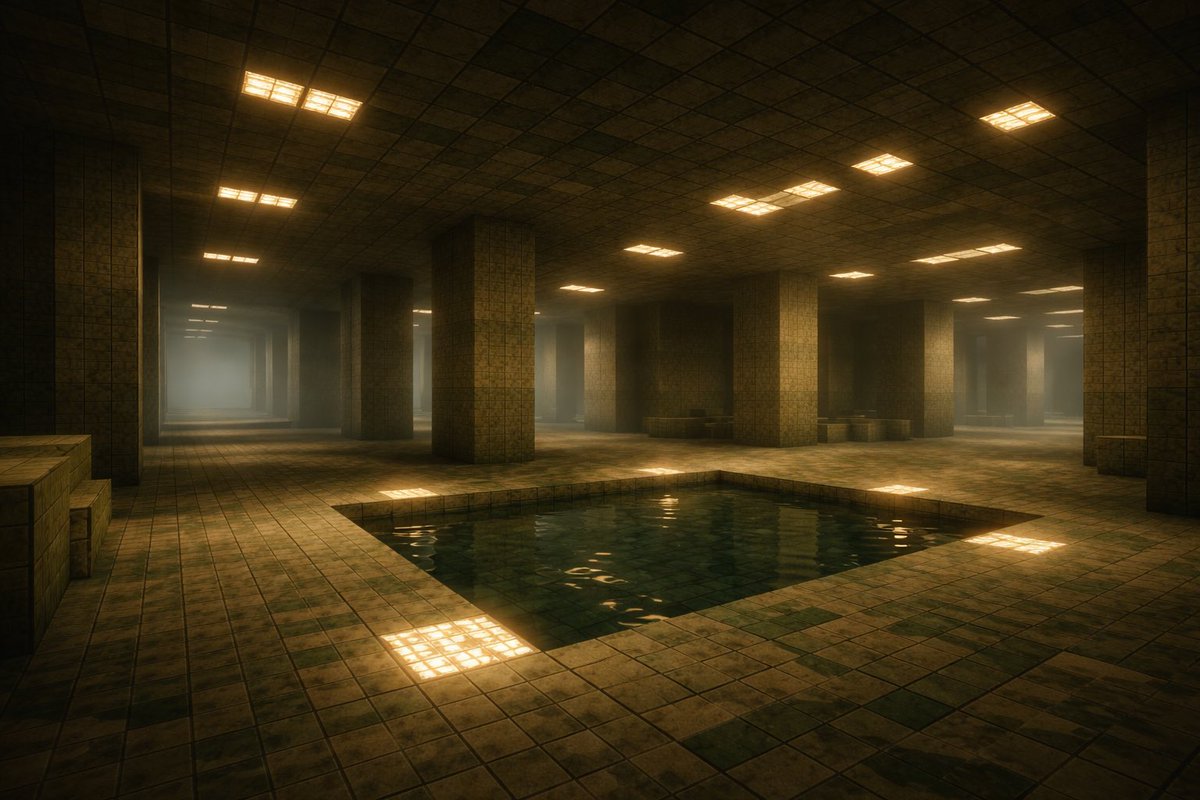 Minecraft Liminal Space Image Prompt — output 1