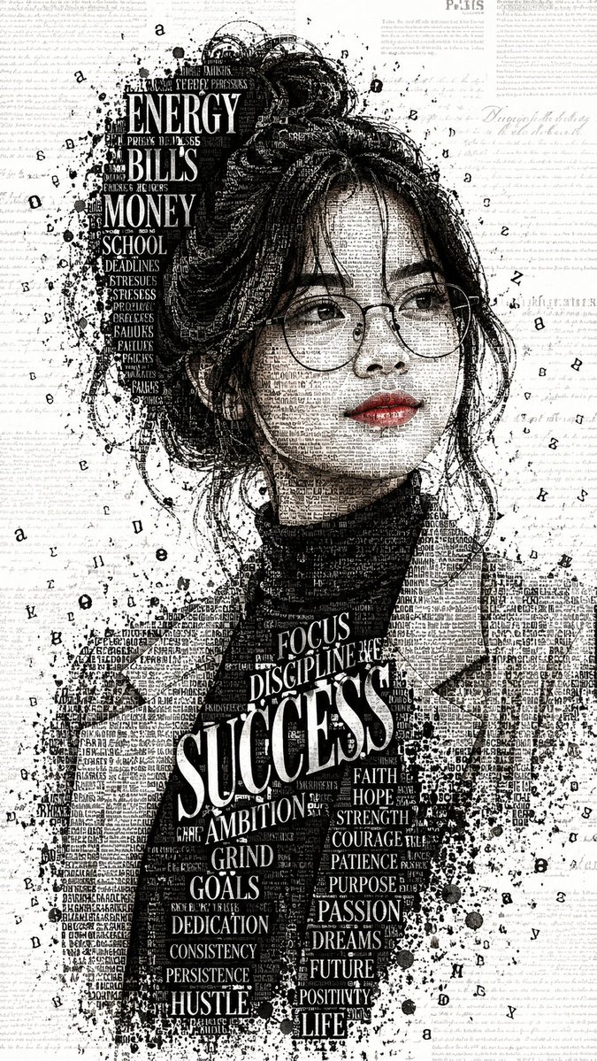 Product Marketing - Typographic Fashion Portrait — output 1