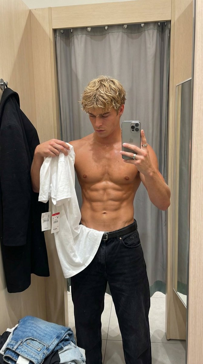 Profile / Avatar - Gym-Bro Mirror Selfie Prompt — output 1