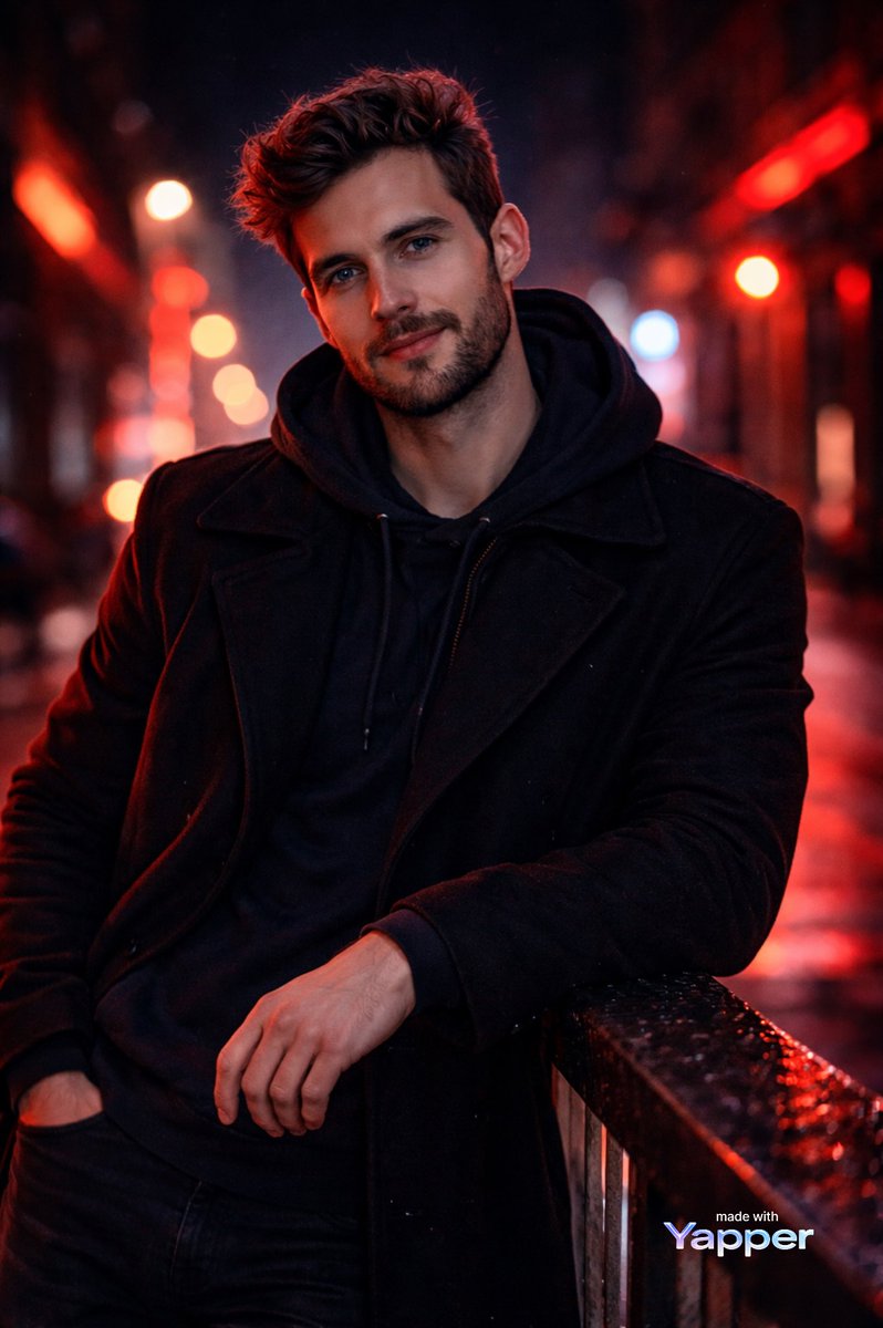 Profile / Avatar - Cinematic Portrait Prompt with Neon Lighting — output 1