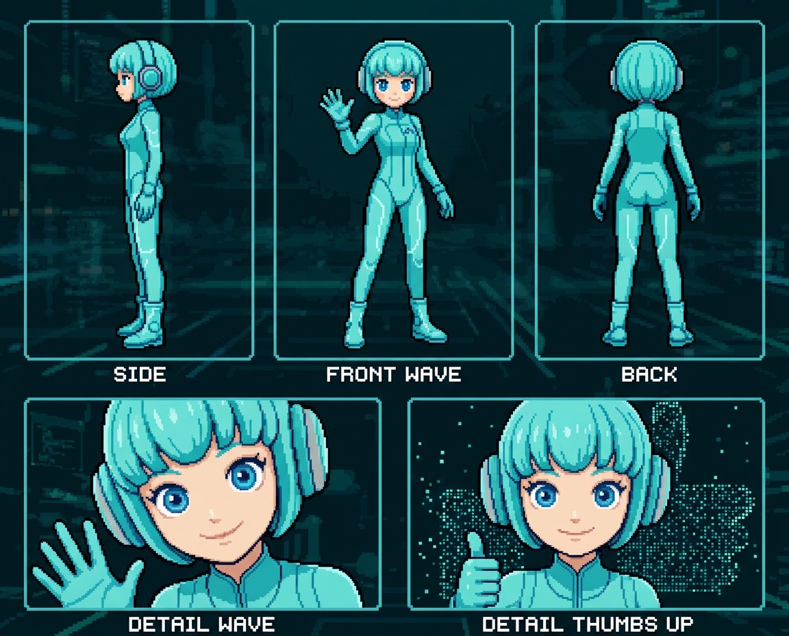 Game Asset - Retro 8-Bit Game Aesthetic Prompt — output 1
