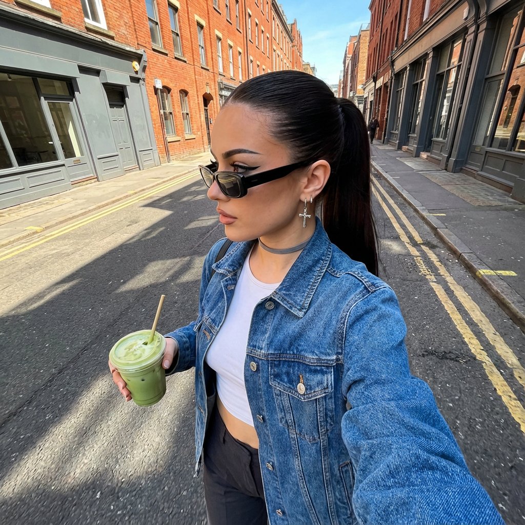 Urban Street Fashion Portrait Prompt — output 1