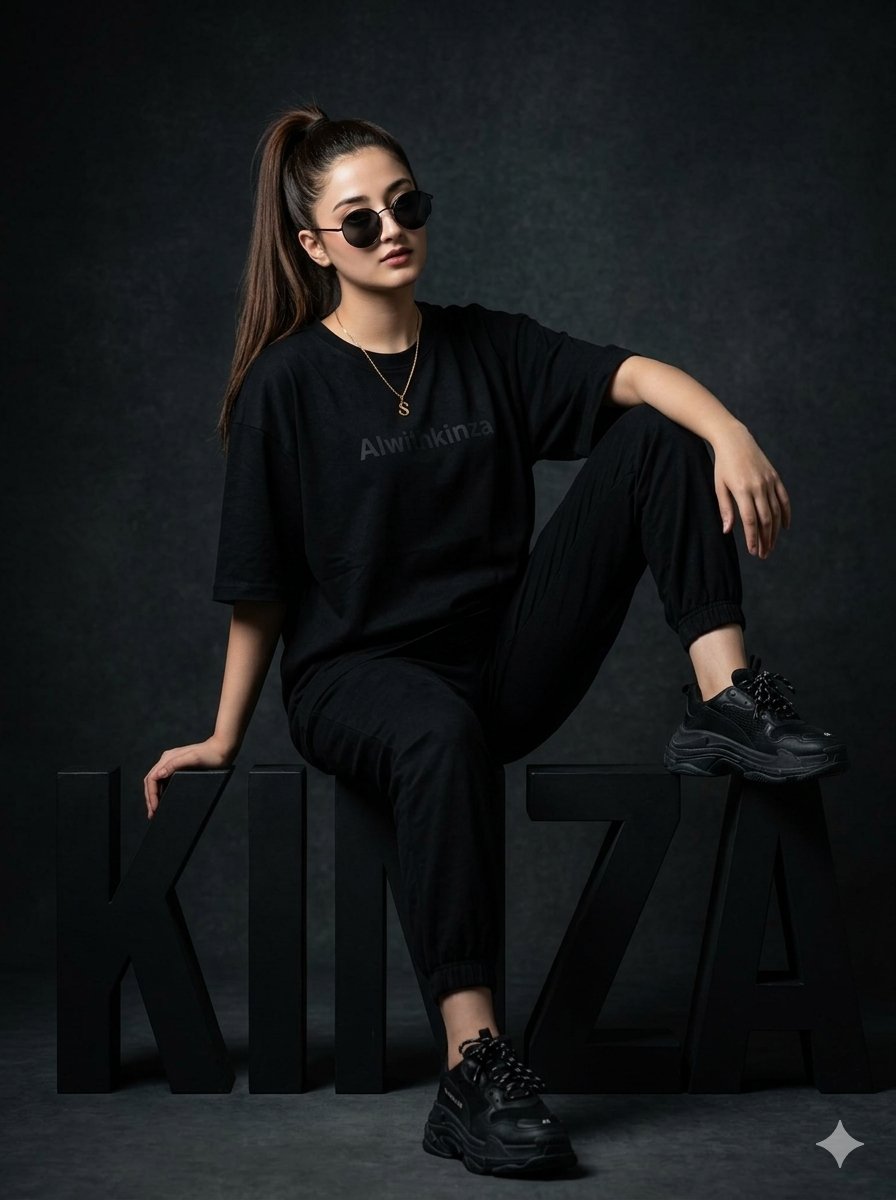 Product Marketing - Fashion Editorial 3D Block Letter Shot — output 1