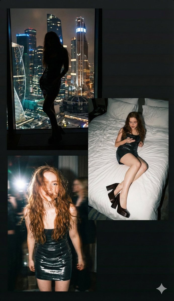 Nightlife Cinematic Collage with 2000s Vibe — output 1