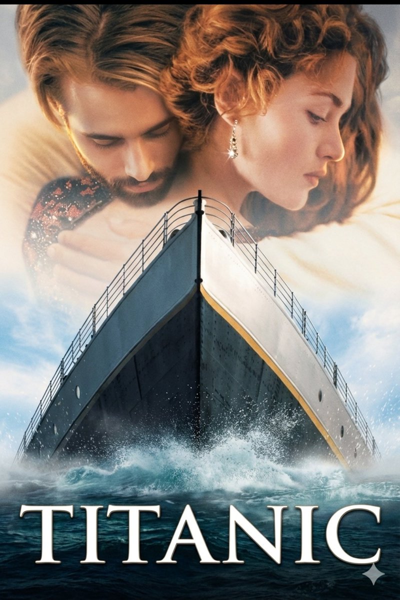 Image-to-Image Titanic Movie Poster Prompt — output 1