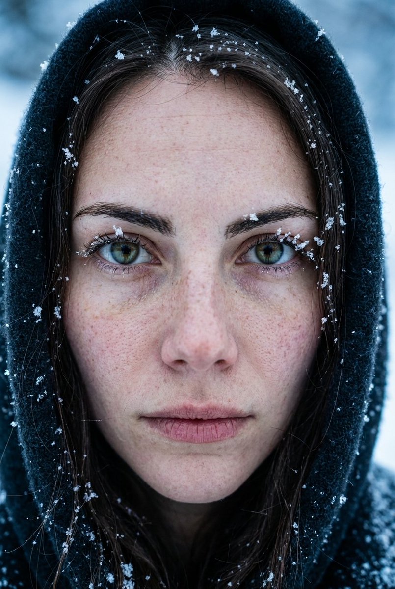 Extreme Close-Up Portrait with Realistic Skin Texture — output 1