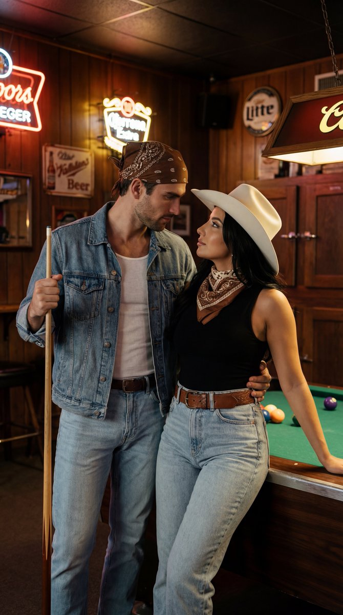 Product Marketing - Americana Dive Bar Editorial Scene — output 1