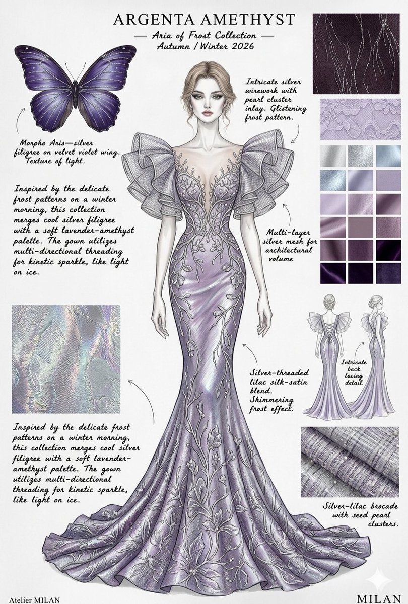 Infographic / Edu Visual - Ethereal Butterfly Couture Sketches — output 1