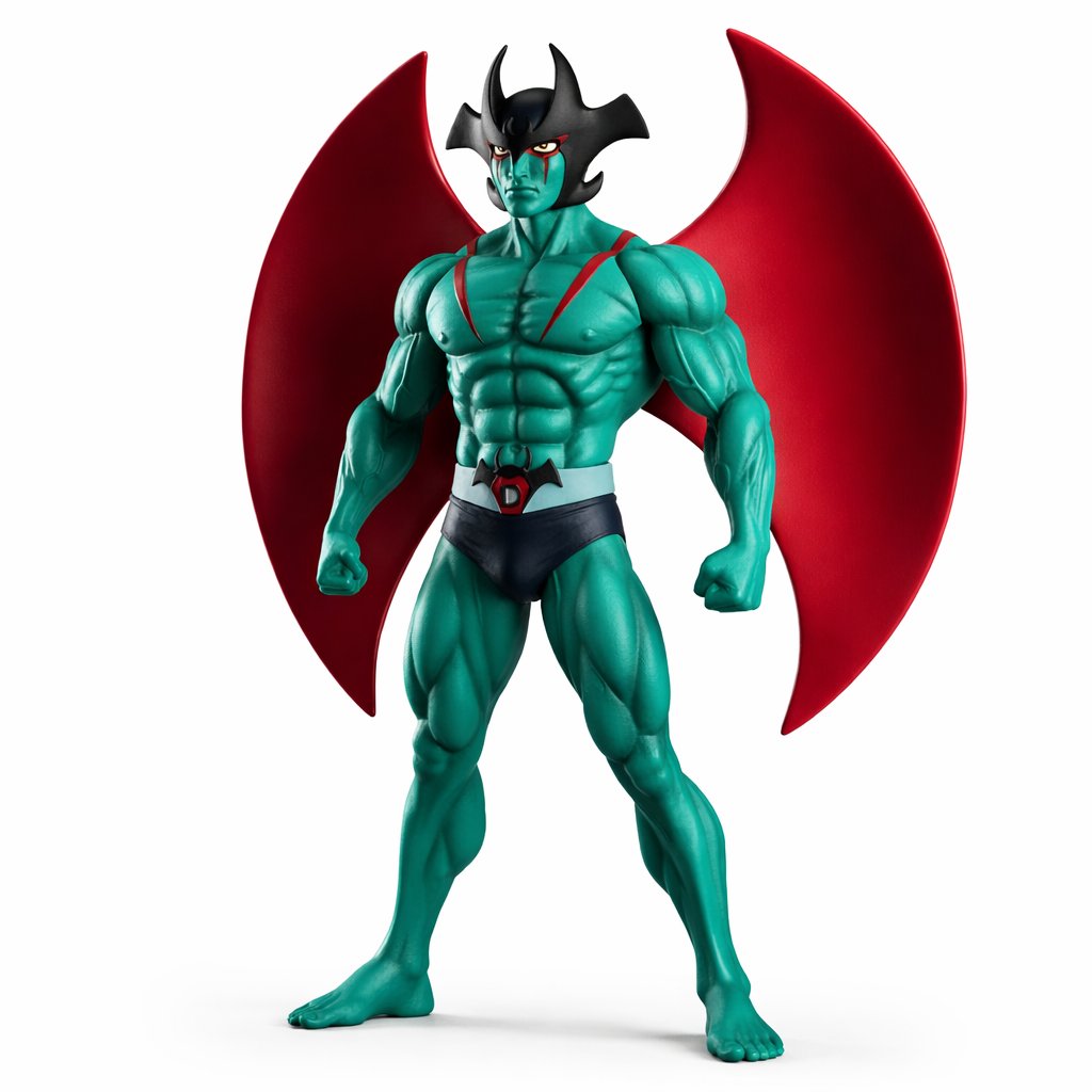 E-commerce Main Image - Comparing ChatGPT 5.2 and Nano Banana 2 for Devilman modeling — output 1