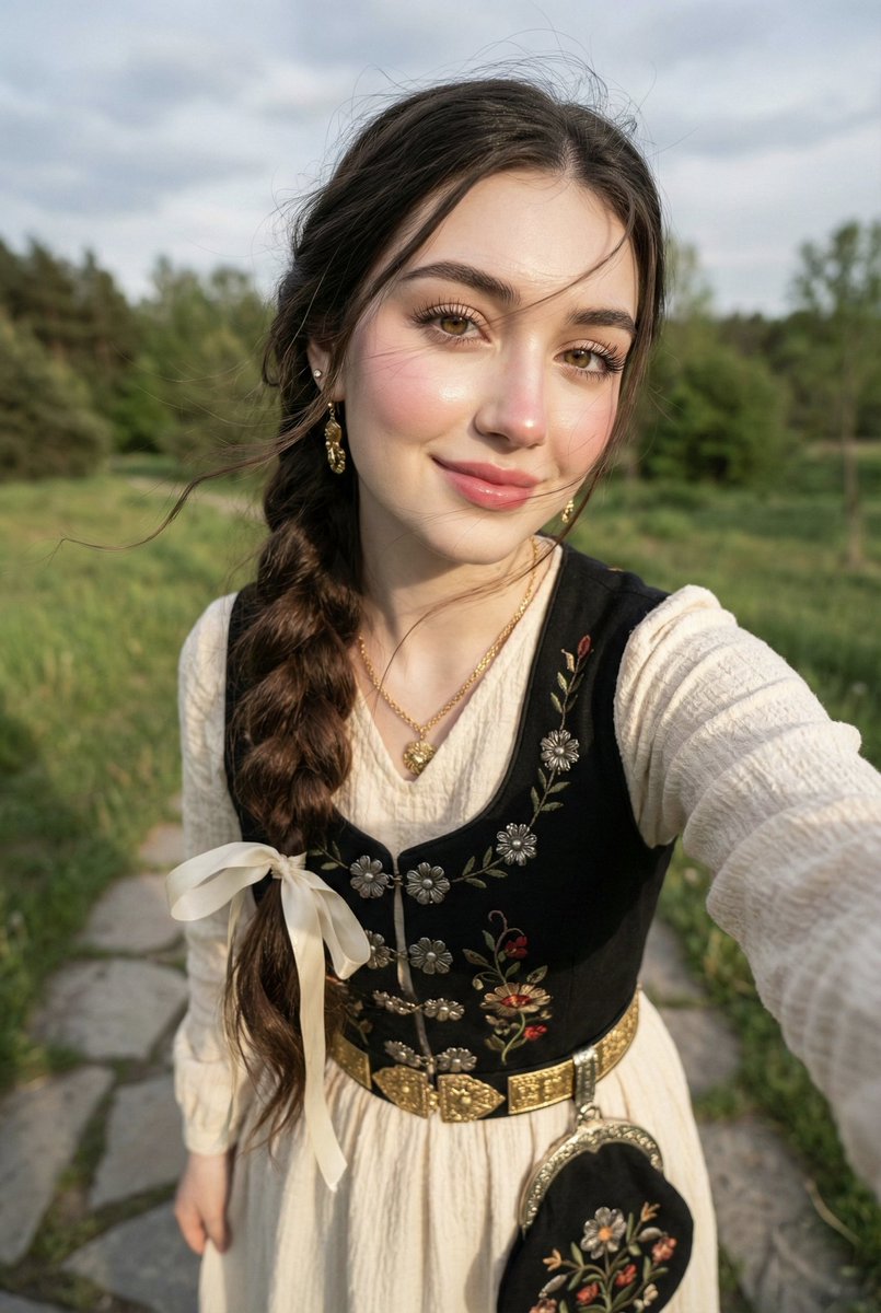 Profile / Avatar - Identity-Preserving Full-Body Selfie Portrait Prompt — output 1