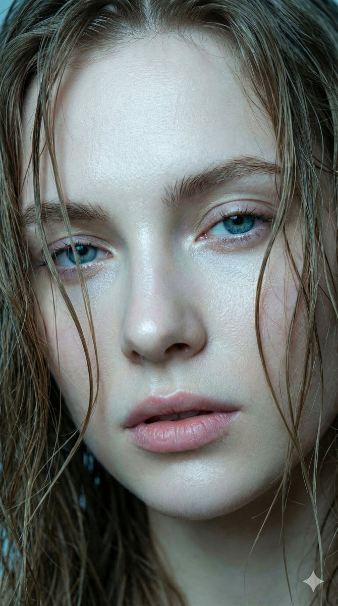 Hyper-realistic Extreme Close-up Portrait of a Young Woman — output 1
