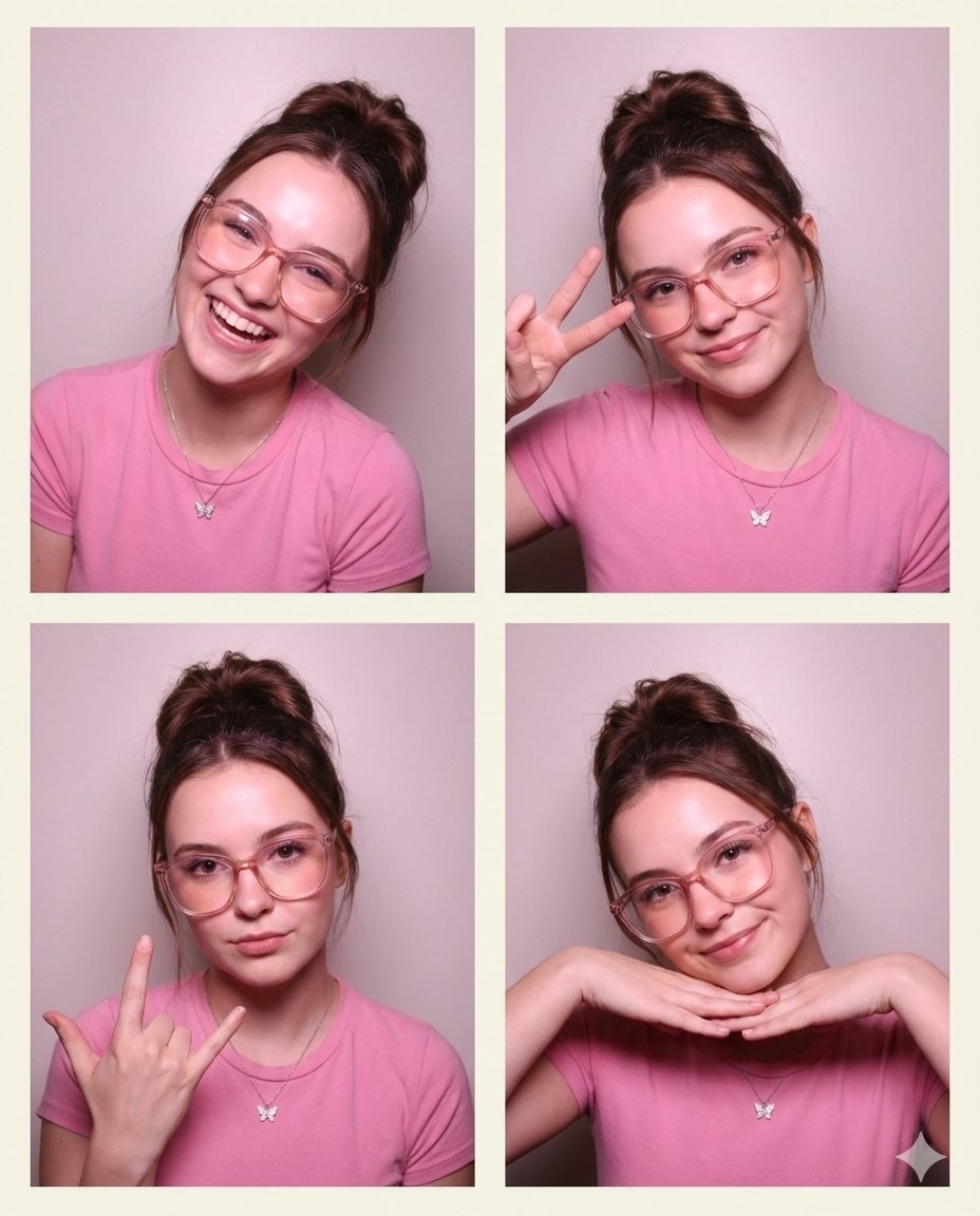 Profile / Avatar - 4-Panel Collage Portrait with Identity Lock Prompt — output 1