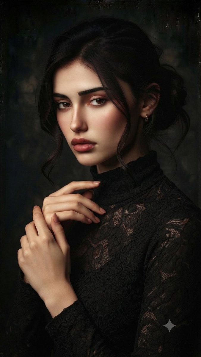 Profile / Avatar - Dramatic Chiaroscuro Studio Portrait — output 1