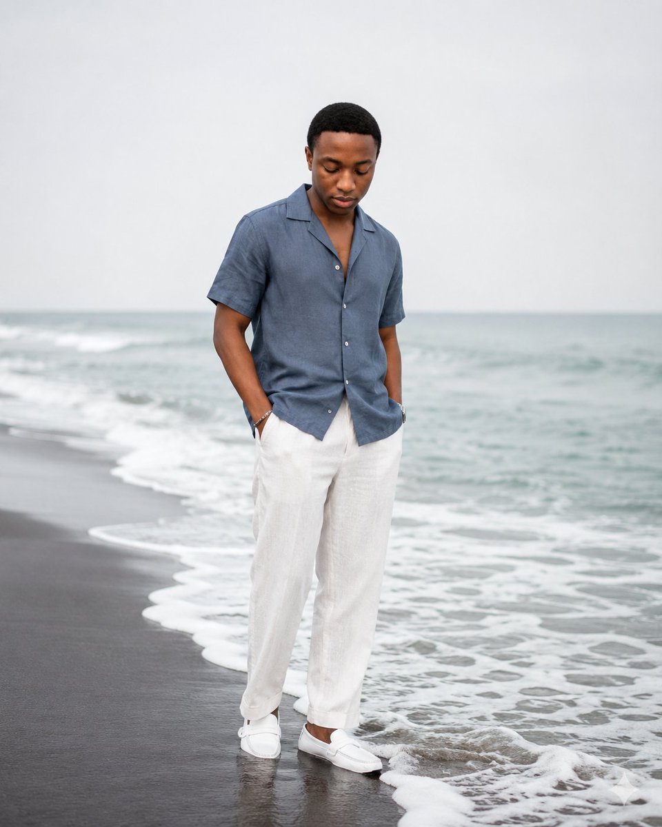 Product Marketing - Calm Beach Portrait — output 1