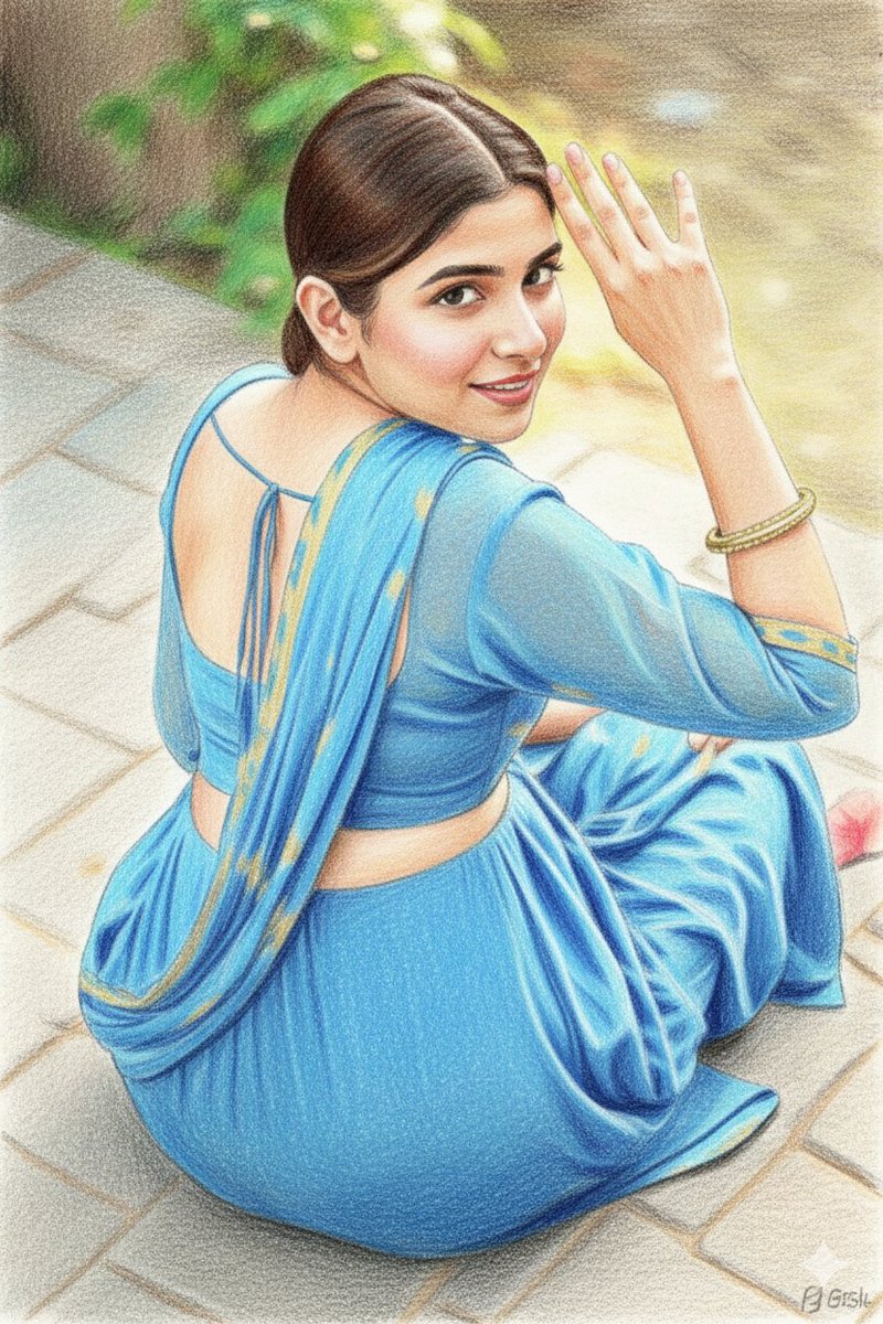 Colored Pencil Sketchbook Illustration — output 1