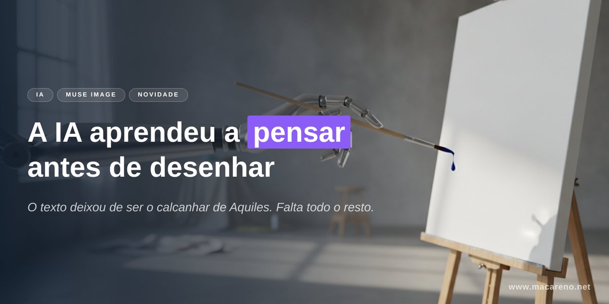Social Media Post - AI Thinking Before Drawing Banner — output 1