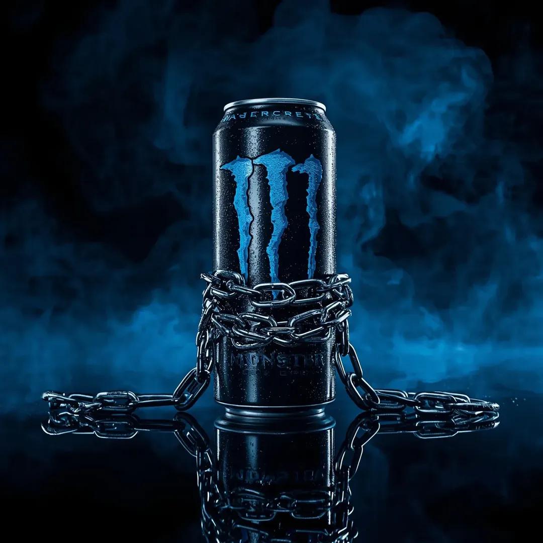 Dramatic Product Video Prompt for Monster Energy Drink — output 1