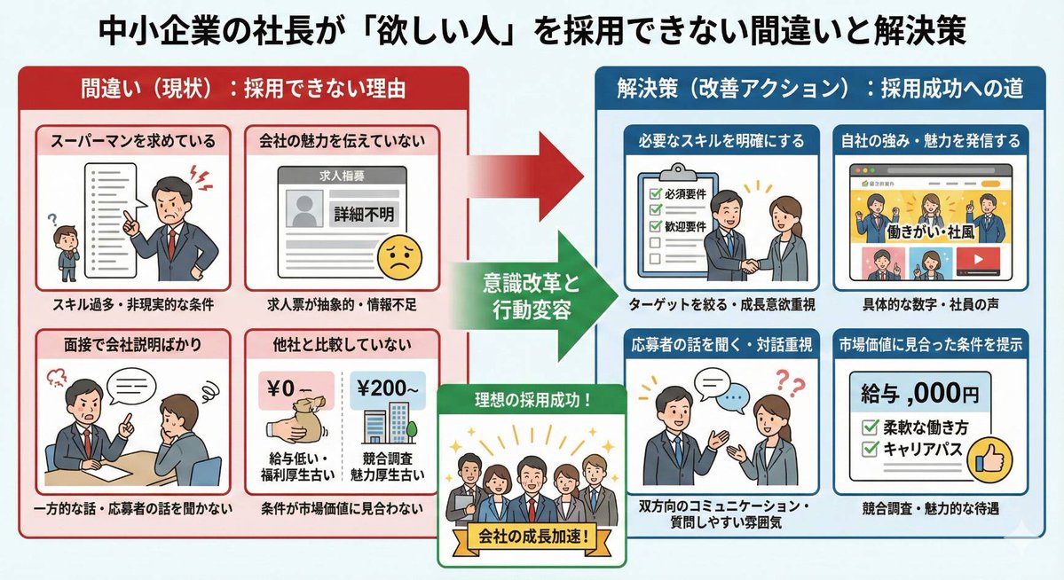 Infographic about a CEO struggling with hiring — output 1