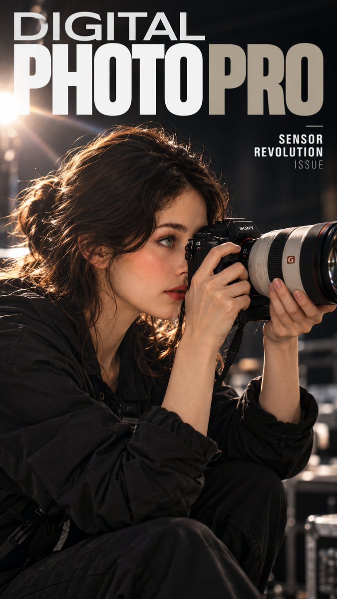 Social Media Post - Ultra-Realistic Magazine Cover with Photographer at Viewfinder — output 1