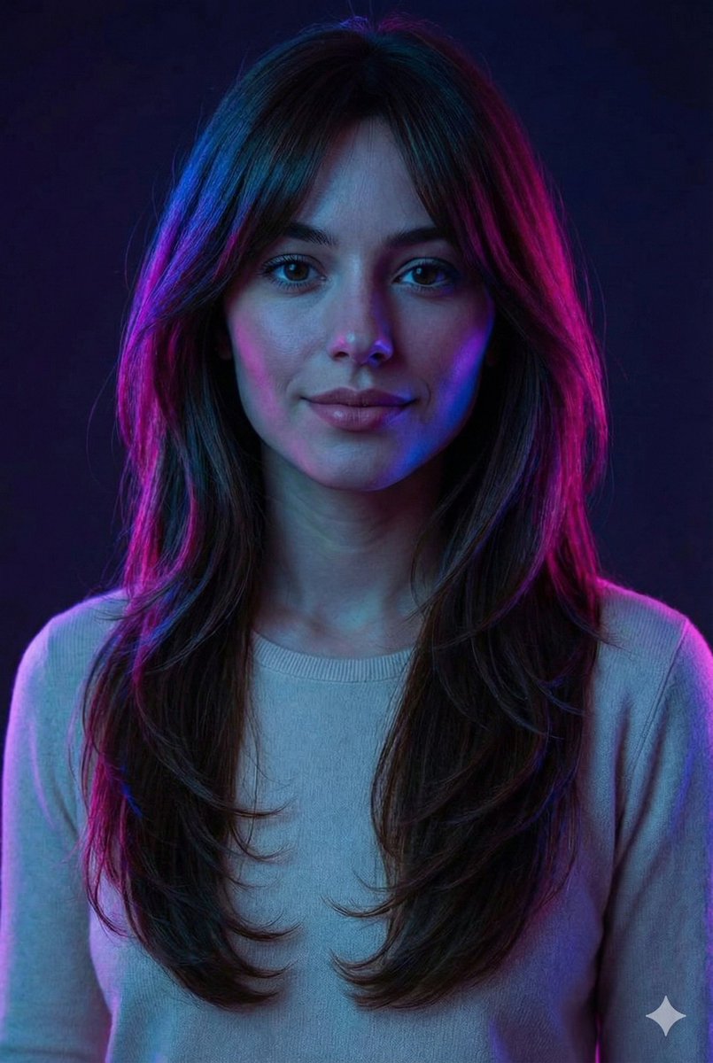 Profile / Avatar - Neon Accent Lighting Portrait Prompt (Image Reference) — output 1