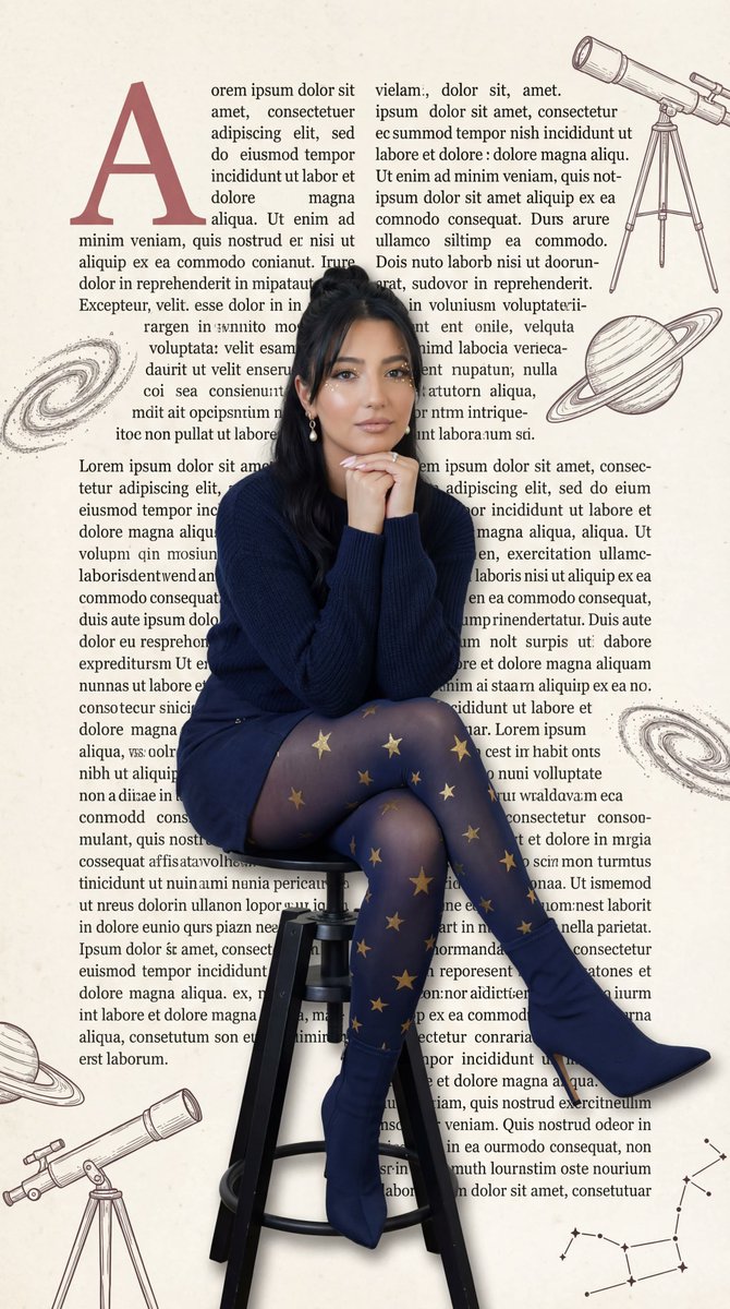 Product Marketing - Editorial Magazine Cutout with Cosmos Theme — output 1