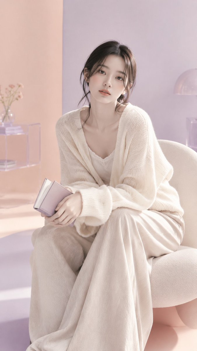 Social Media Post - Korean Minimalist Fashion Portrait — output 1