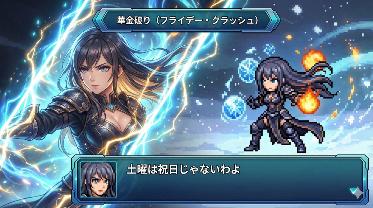 YouTube Thumbnail - Super Robot Wars Style Witch Rejecting Friday — output 1