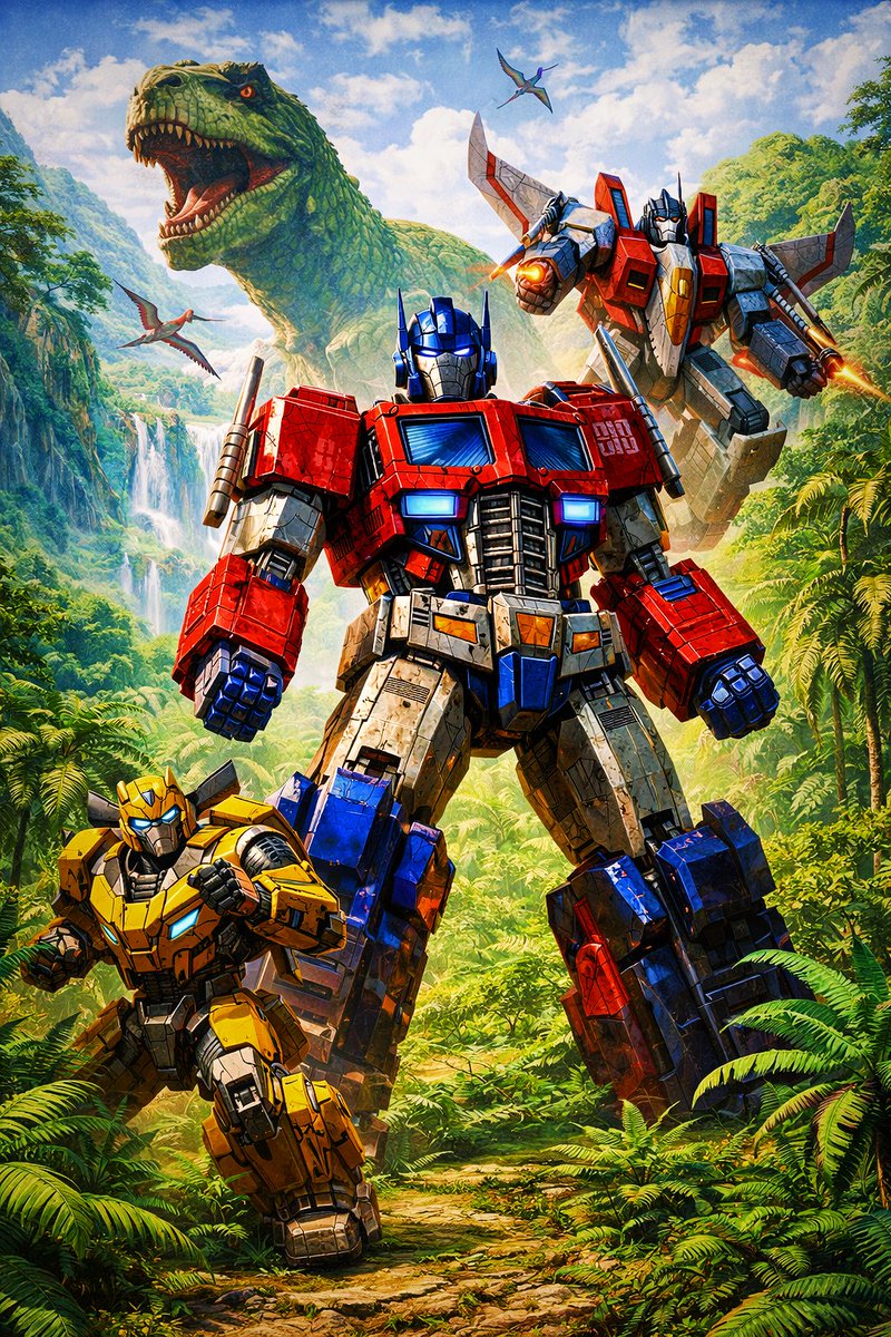 Optimus Prime Video Game Poster Prompt — output 1