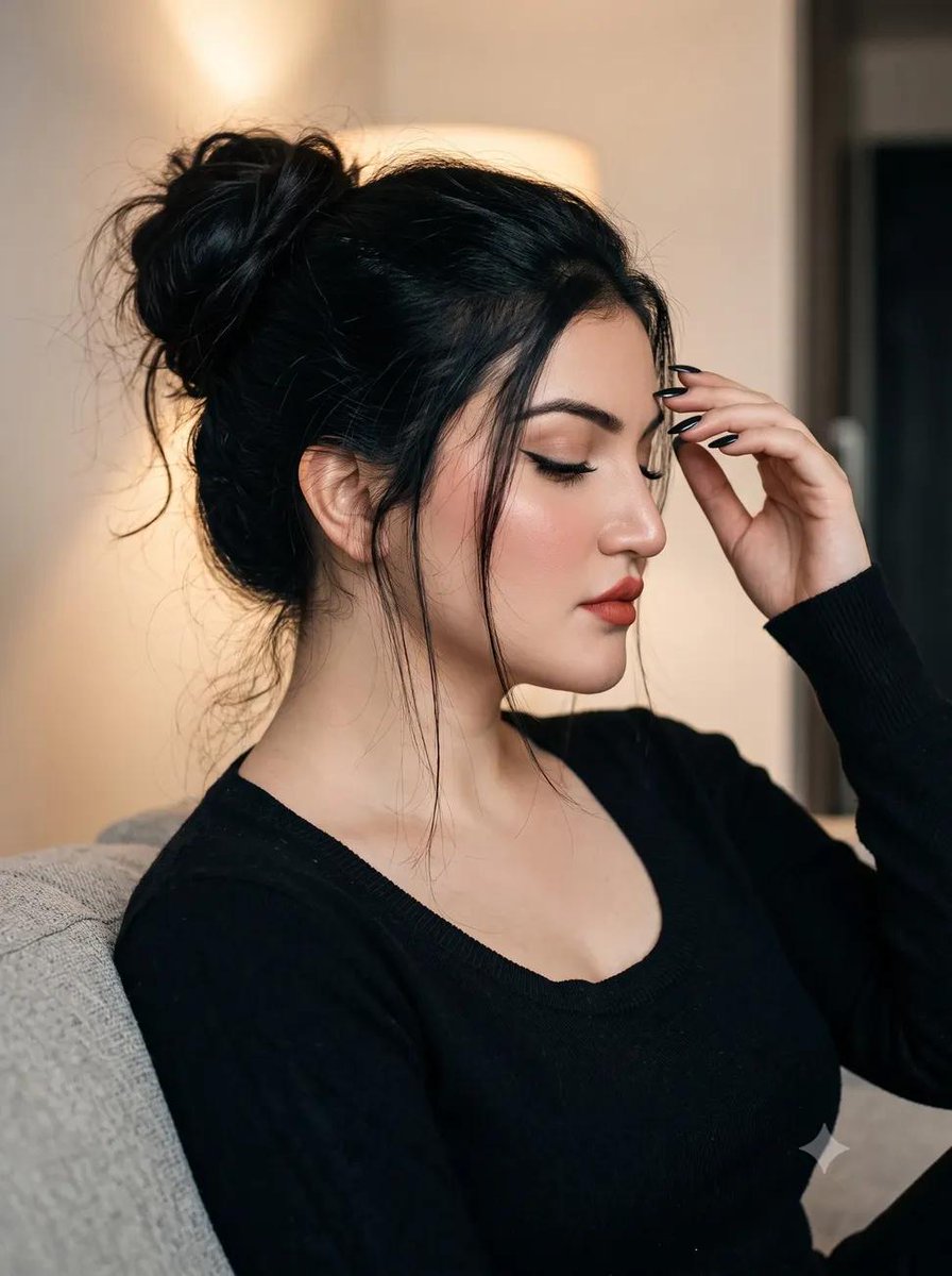 Profile / Avatar - South Asian Woman Side Profile — output 1
