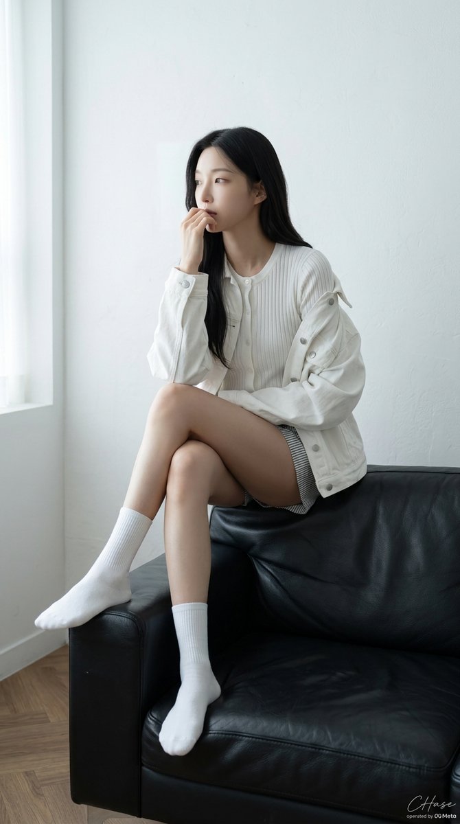 Profile / Avatar - Modern Minimalist Monochrome Studio Portrait — output 1