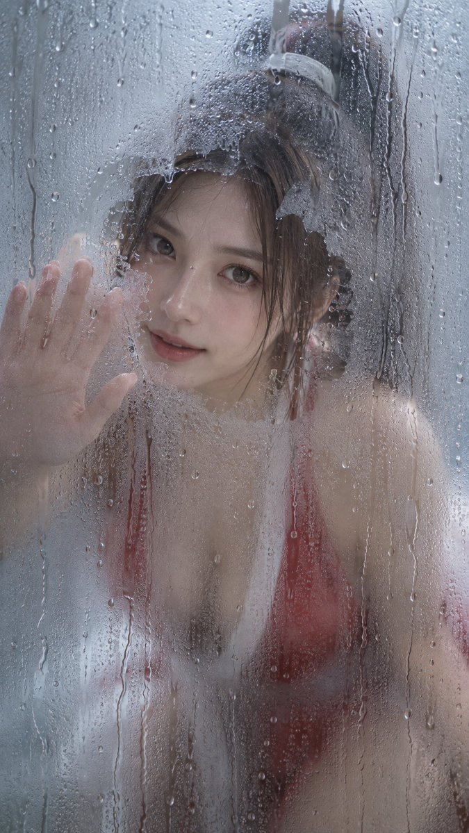 Profile / Avatar - Character Behind Foggy Glass — output 1