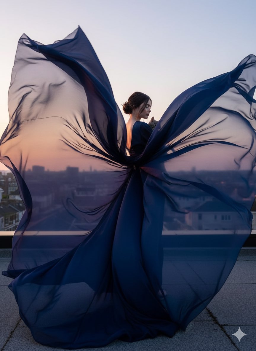 High-Fashion Cinematic Motion Shot — output 1