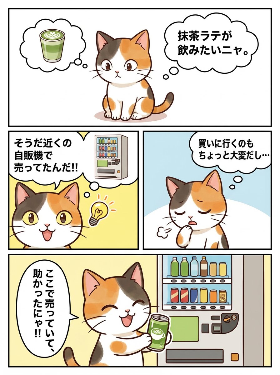 4-Panel Manga Story Generator (Cat Character) — output 1