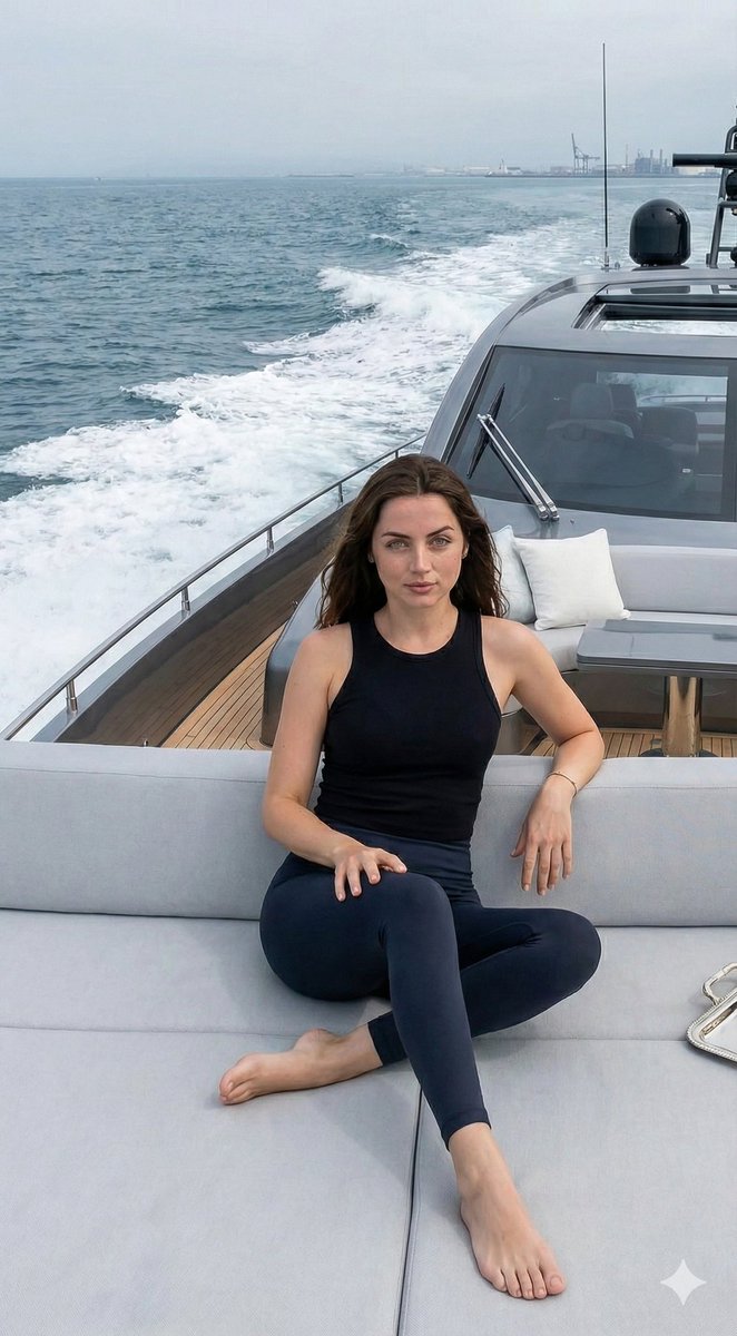 Luxury Yacht Lifestyle Photography with Ana de Armas — output 1