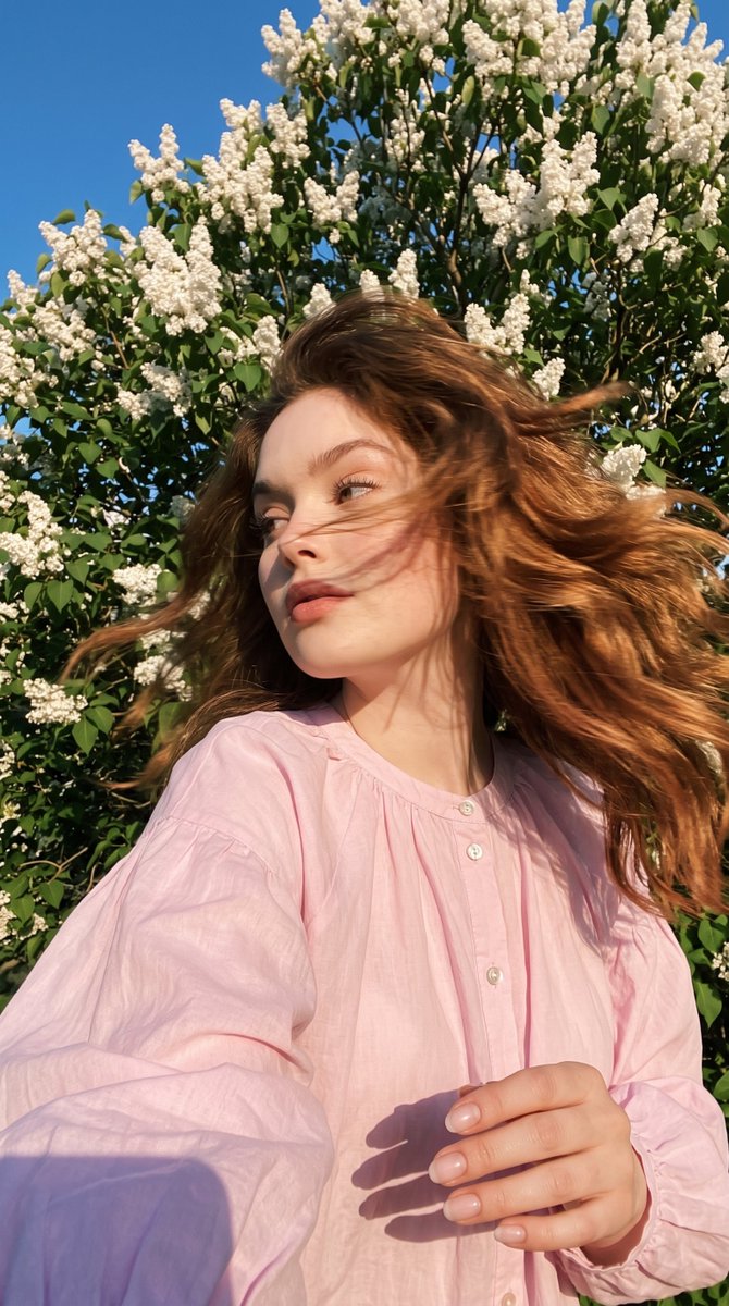 Profile / Avatar - Candid Spring Selfie with Motion Blur — output 1