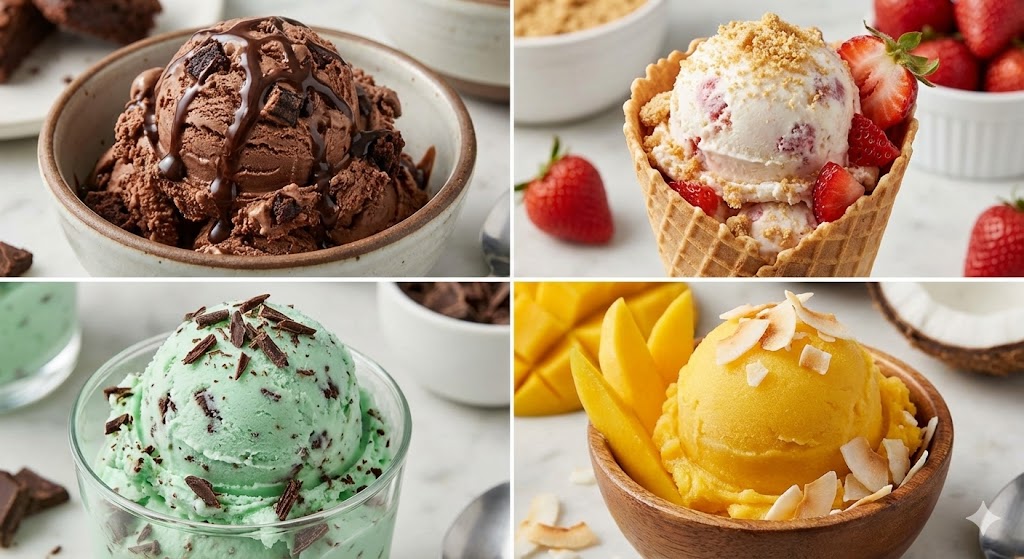 Product Marketing - Assorted Ice Cream Flavors Grid — output 1