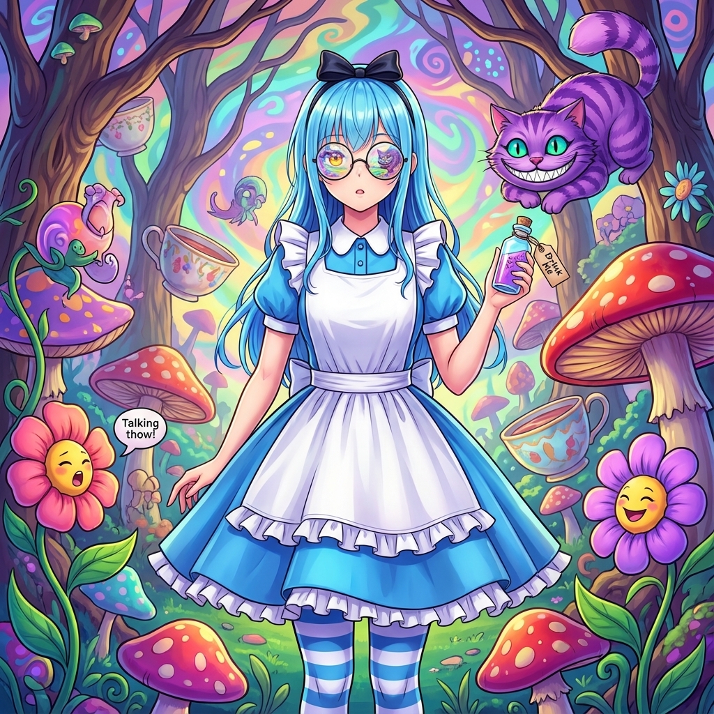 Alice in Wonderland Transformation Prompt — output 1