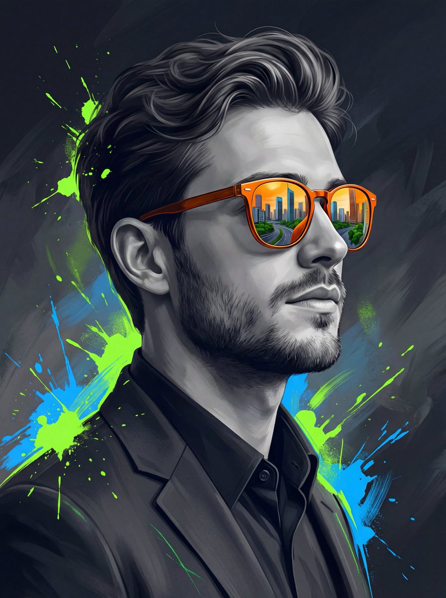 Poster / Flyer - Surreal Cinematic Digital Illustration Prompt — output 1